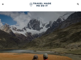 'travelmademedoit.com' screenshot