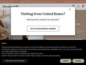 Linenbundle website screenshot