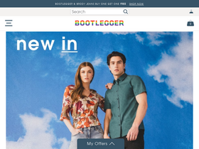'bootlegger.com' screenshot