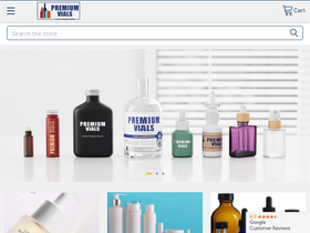 'premiumvials.com' screenshot