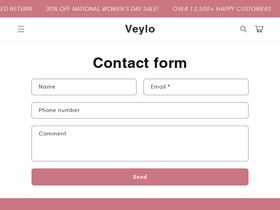 veylobrand.com homepage screenshot