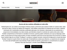 'nescafe.es' screenshot