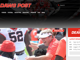'dawgpost.com' screenshot