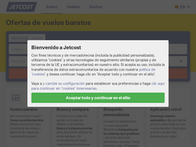 'jetcost.es' screenshot