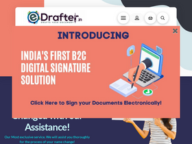 'edrafter.in' screenshot