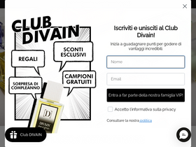 'divainparfums.it' screenshot