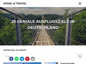 'homeoftravel.de' screenshot