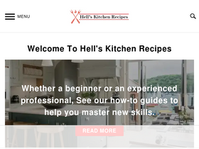 'hellskitchenrecipes.com' screenshot