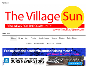 'thevillagesun.com' screenshot