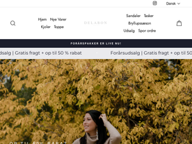 Delabon homepage screenshot
