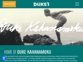 'dukeswaikiki.com' screenshot