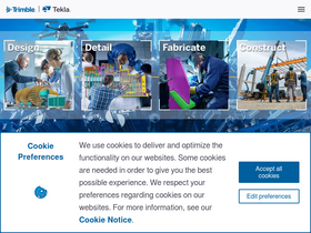 'tekla.com' screenshot