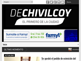 'dechivilcoy.com.ar' screenshot