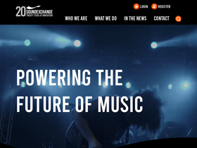 'soundexchange.com' screenshot