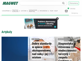 'magwet.pl' screenshot