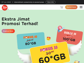 'tunetalk.com' screenshot