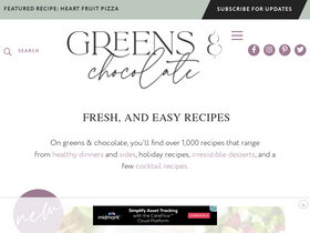 'greensnchocolate.com' screenshot