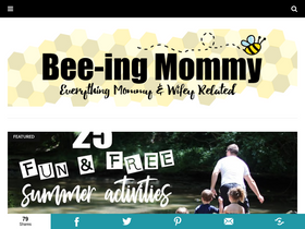 'bee-ingmommy.blogspot.com' screenshot