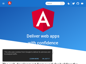 'angular.io' screenshot