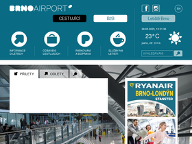 'brno-airport.cz' screenshot