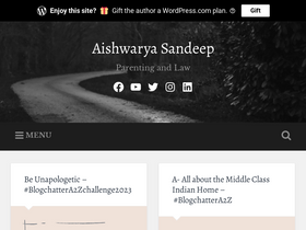 'aishwaryasandeep.com' screenshot
