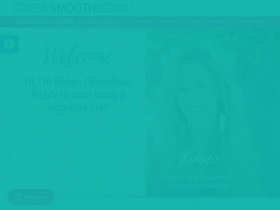 'greensmoothiegirl.com' screenshot
