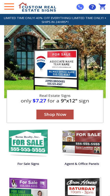 customrealestatesigns.com