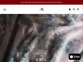 aplusfabricsusa.com homepage screenshot