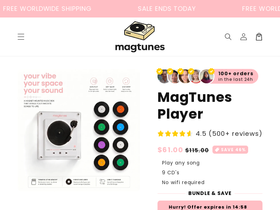 magtunes.store homepage screenshot