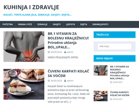 'kuhinja-zdravlje.xyz' screenshot