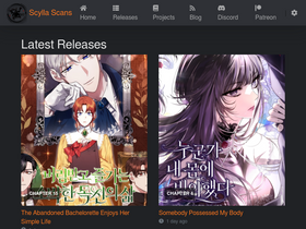 'scyllascans.org' screenshot