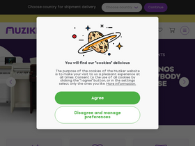 'muziker.com' screenshot