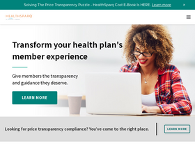 'healthsparq.com' screenshot