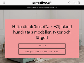 soffdrommar.se homepage screenshot