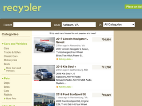 'recycler.com' screenshot