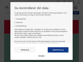 'jysk.no' screenshot