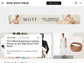 'whowhatwear.co.uk' screenshot