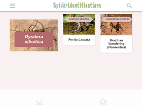 'spideridentifications.com' screenshot