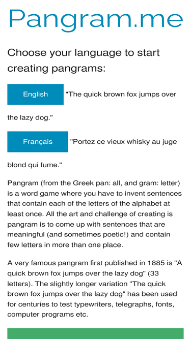 pangram.me