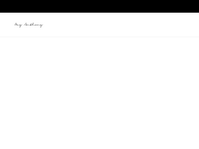 Mayanthony homepage screenshot