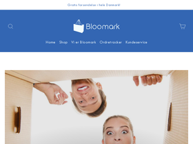 Bloomark homepage screenshot
