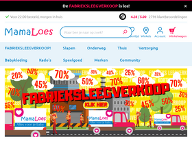 'mamaloes.nl' screenshot