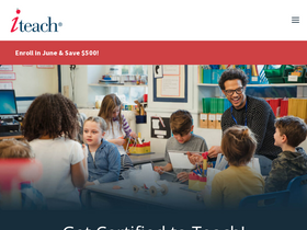 'iteach.net' screenshot