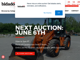 'bidadoo.com' screenshot
