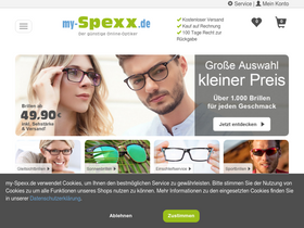 'my-spexx.de' screenshot