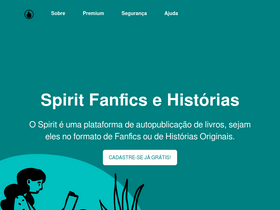 'spiritfanfiction.com' screenshot