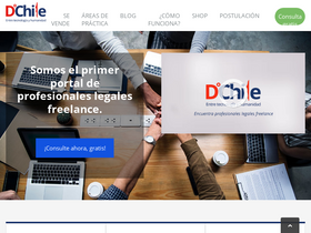 'derecho-chile.cl' screenshot