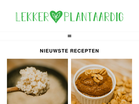 'vegarecepten.com' screenshot