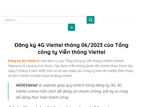 '4g5gviettel.net' screenshot