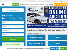 'automart.co.za' screenshot